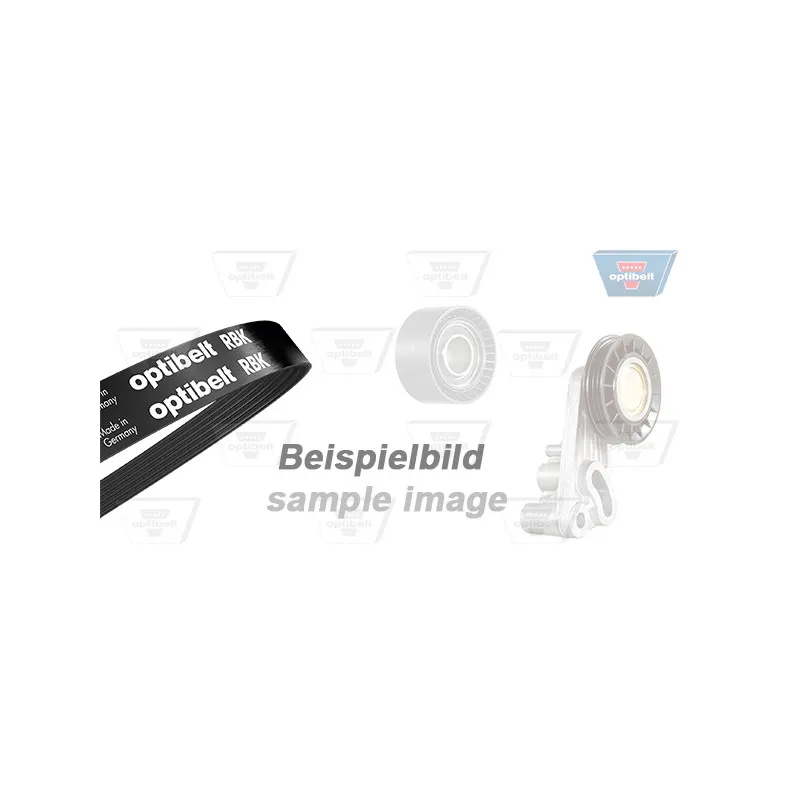 Jeu de courroies trapézoïdales à nervures OPTIBELT 6 DPK 1841KT2