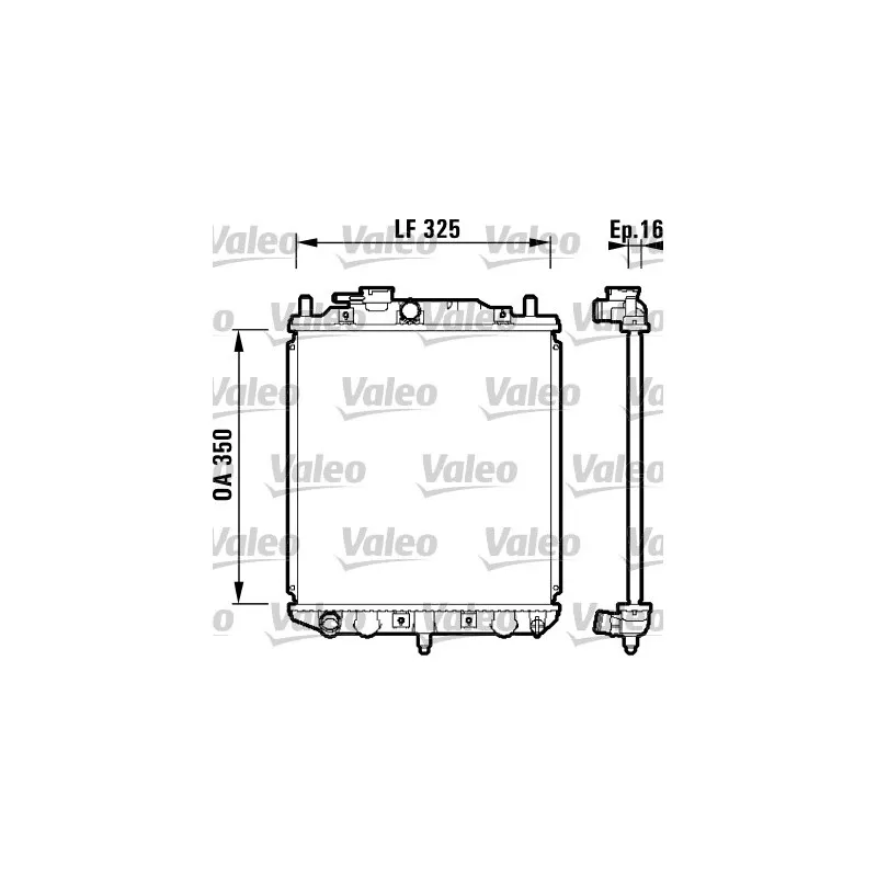 Radiateur, refroidissement du moteur VALEO 734209