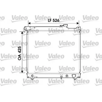 Radiateur, refroidissement du moteur VALEO 734214