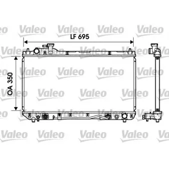 Radiateur, refroidissement du moteur VALEO 734217
