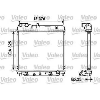 Radiateur, refroidissement du moteur VALEO