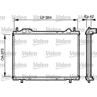 Radiateur, refroidissement du moteur VALEO 734220
