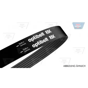 Courroie trapézoïdale à nervures OPTIBELT 6 PK 995