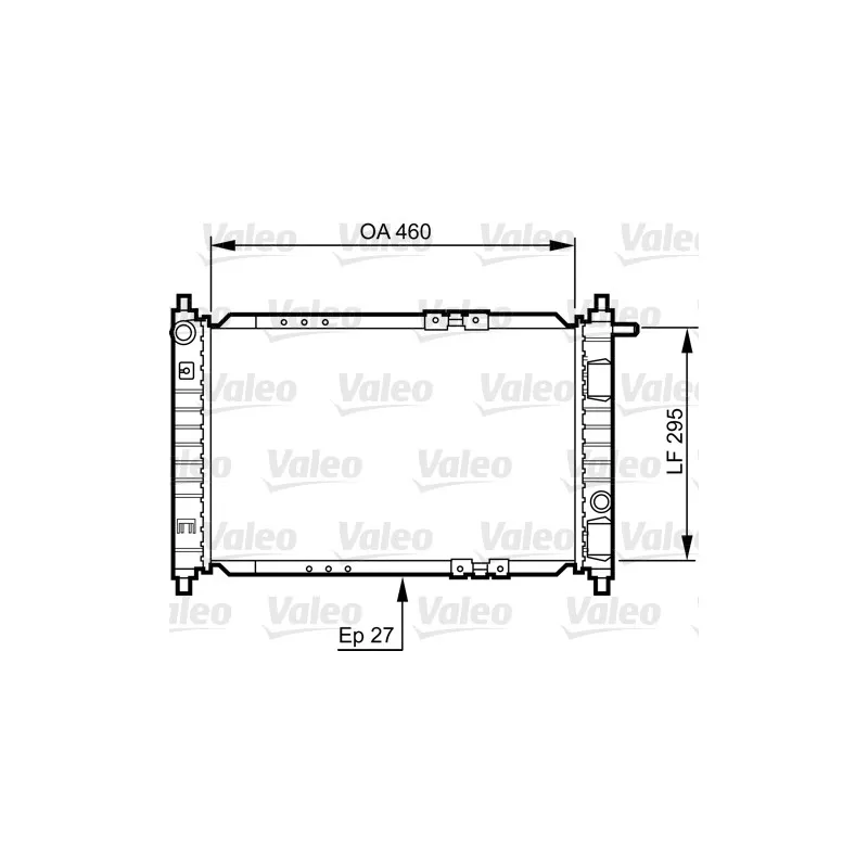 Radiateur, refroidissement du moteur VALEO 734250