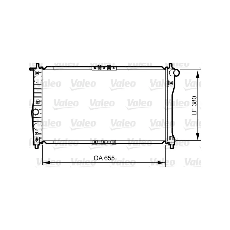 Radiateur, refroidissement du moteur VALEO 734252