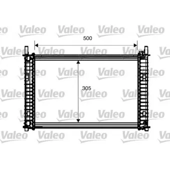Radiateur, refroidissement du moteur VALEO 734274