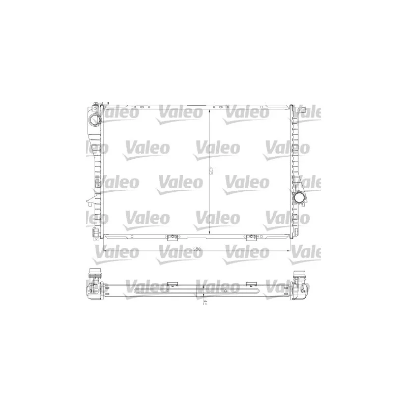 Radiateur, refroidissement du moteur VALEO 734277