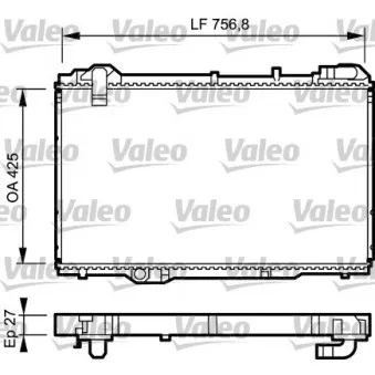Radiateur, refroidissement du moteur VALEO 734285
