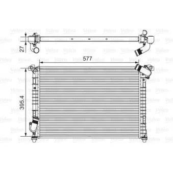Radiateur, refroidissement du moteur VALEO 734328