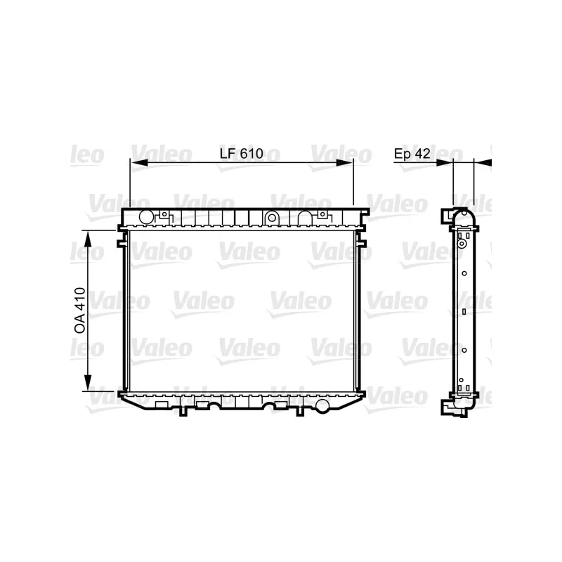 Radiateur, refroidissement du moteur VALEO 734353