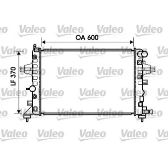 Radiateur, refroidissement du moteur VALEO 734381