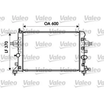 Radiateur, refroidissement du moteur VALEO 734382