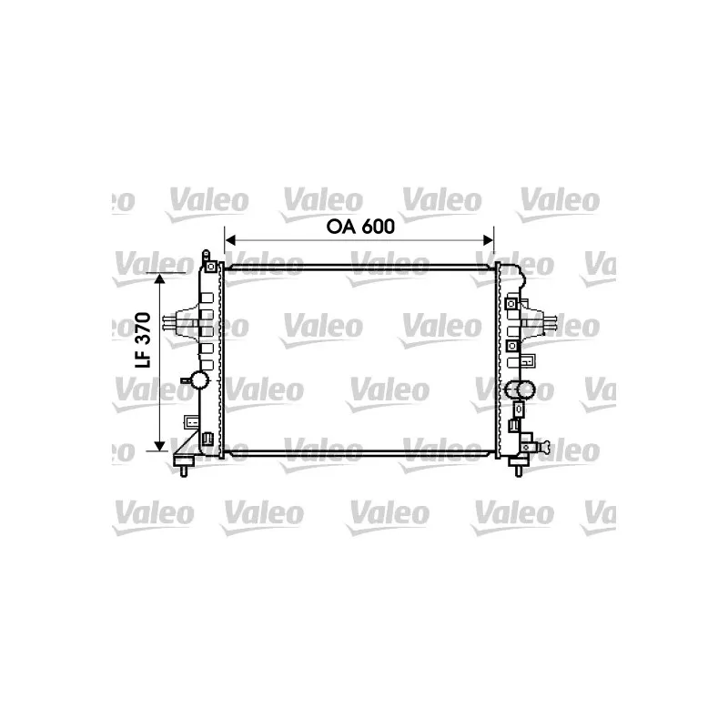 Radiateur, refroidissement du moteur VALEO 734382