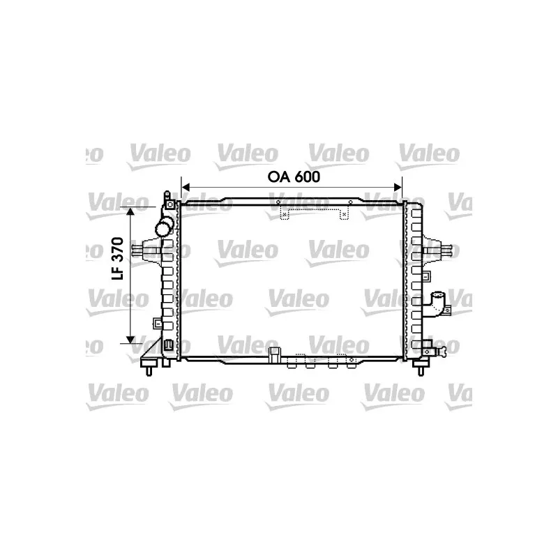 Radiateur, refroidissement du moteur VALEO 734383