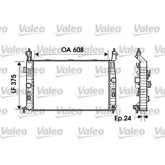 Radiateur, refroidissement du moteur VALEO 734384