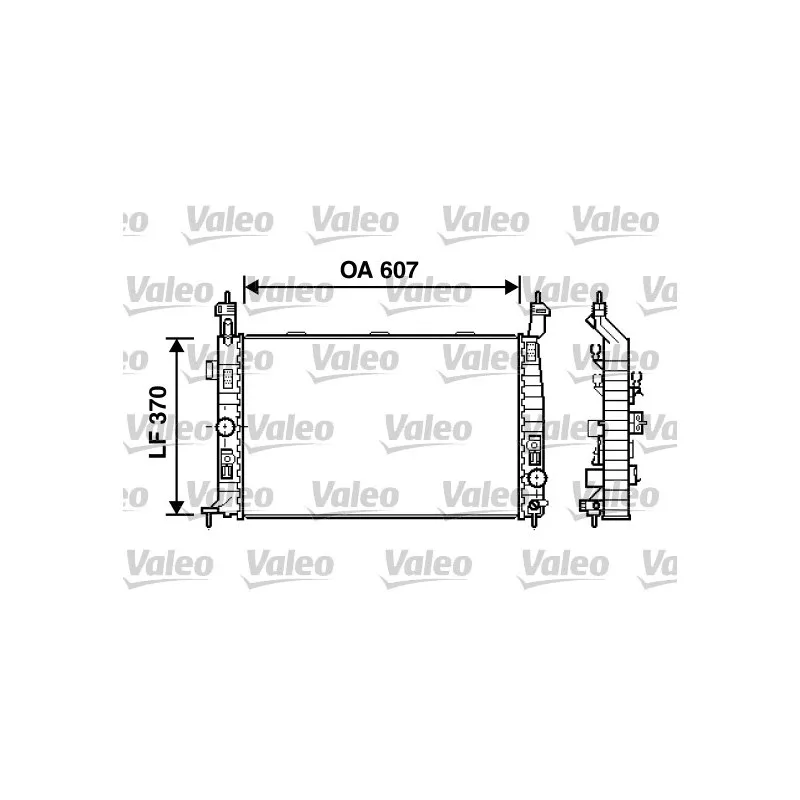 Radiateur, refroidissement du moteur VALEO 734385