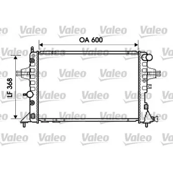 Radiateur, refroidissement du moteur VALEO 734388
