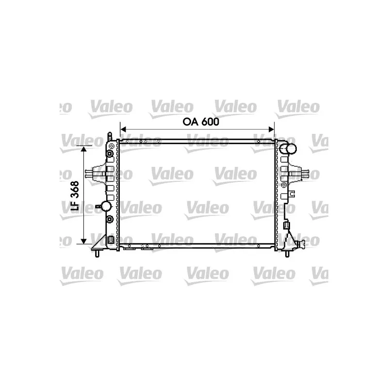 Radiateur, refroidissement du moteur VALEO 734388