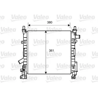 Radiateur, refroidissement du moteur VALEO 734392