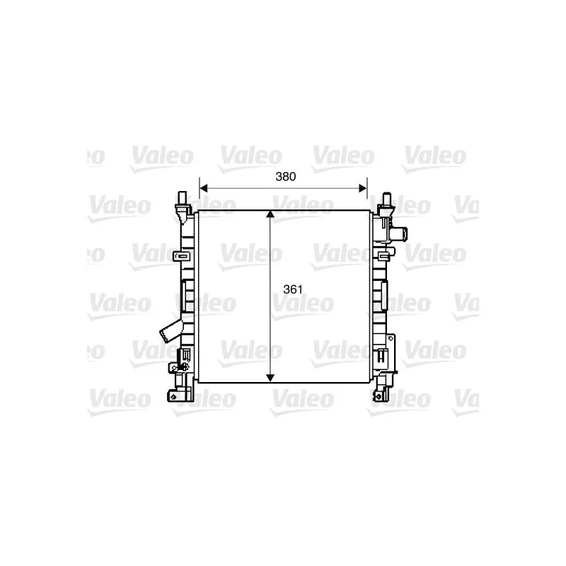 Radiateur, refroidissement du moteur VALEO 734392