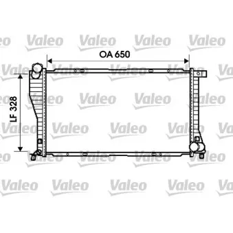 Radiateur, refroidissement du moteur VALEO 734394