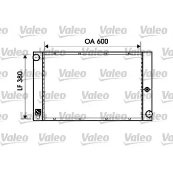 Radiateur, refroidissement du moteur VALEO 734395