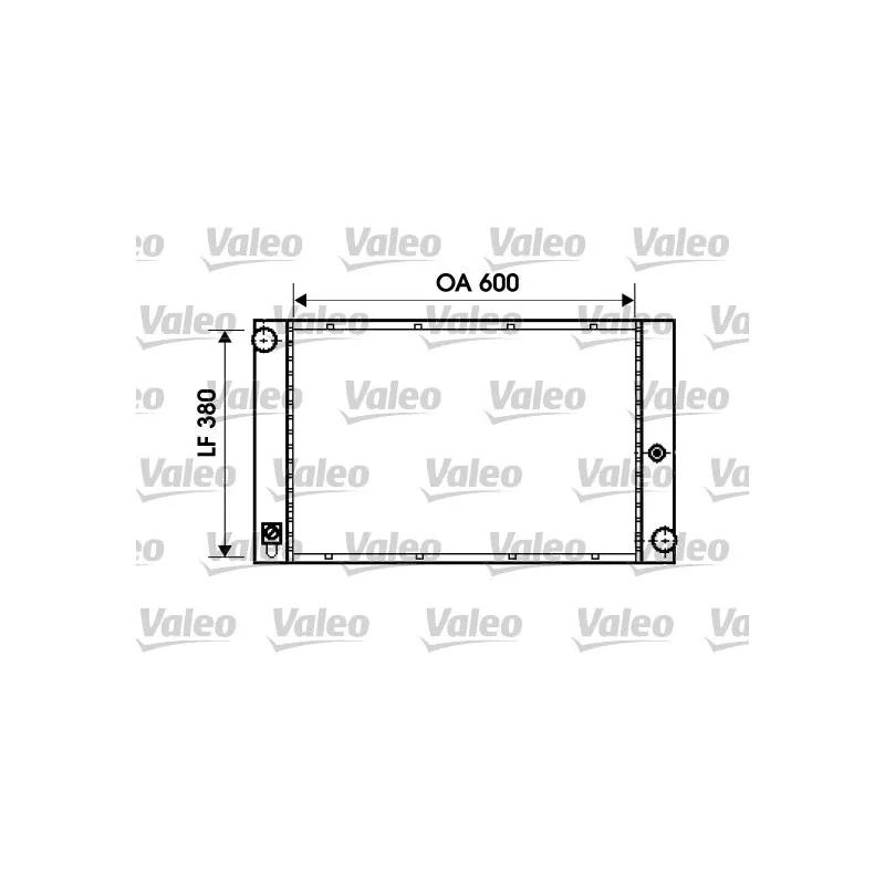 Radiateur, refroidissement du moteur VALEO 734395