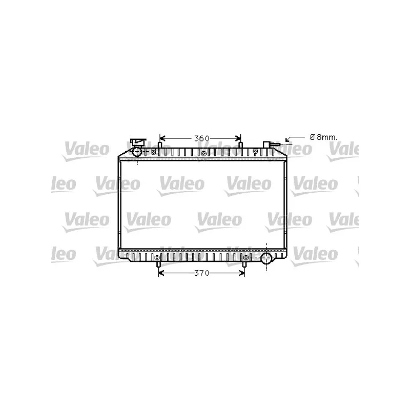 Radiateur, refroidissement du moteur VALEO 734446