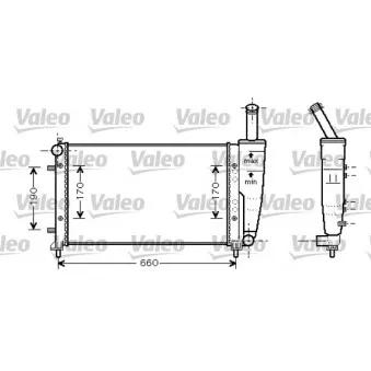 Radiateur, refroidissement du moteur VALEO 734457