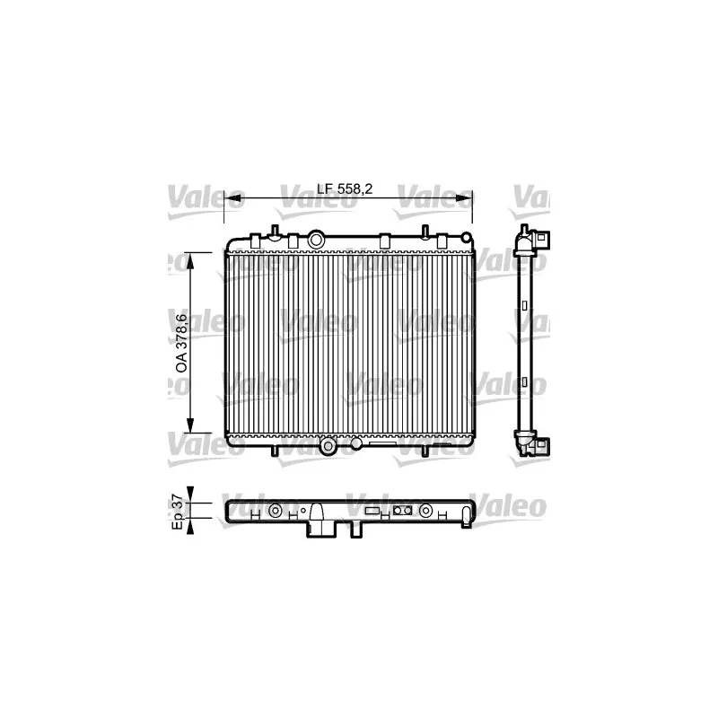 Radiateur, refroidissement du moteur VALEO 734463