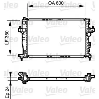 Radiateur, refroidissement du moteur VALEO