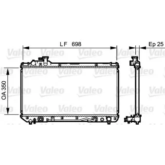 Radiateur, refroidissement du moteur VALEO 734466