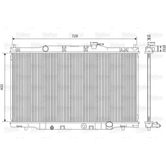 Radiateur, refroidissement du moteur VALEO 734476