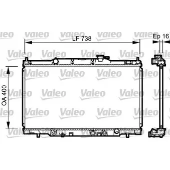 Radiateur, refroidissement du moteur VALEO