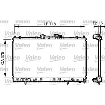Radiateur, refroidissement du moteur VALEO 734481