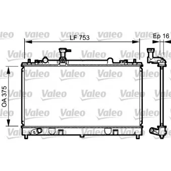 Radiateur, refroidissement du moteur VALEO 734484
