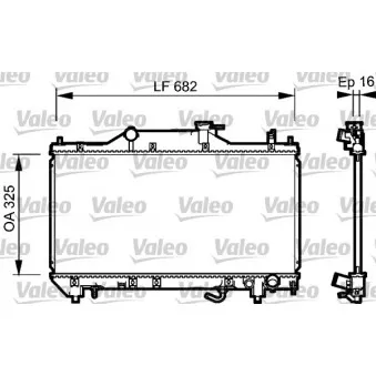 Radiateur, refroidissement du moteur VALEO 734490