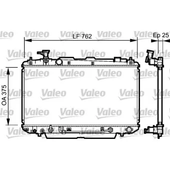 Radiateur, refroidissement du moteur VALEO