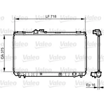 Radiateur, refroidissement du moteur VALEO