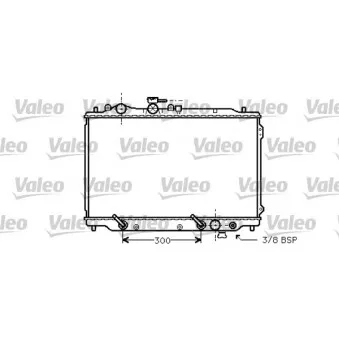 Radiateur, refroidissement du moteur VALEO 734581