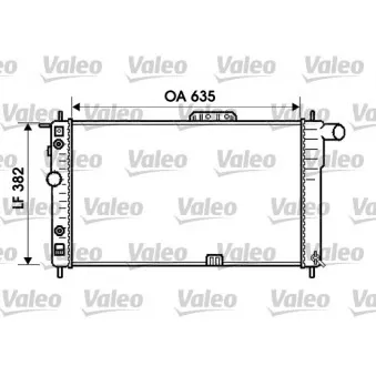 Radiateur, refroidissement du moteur VALEO 734596