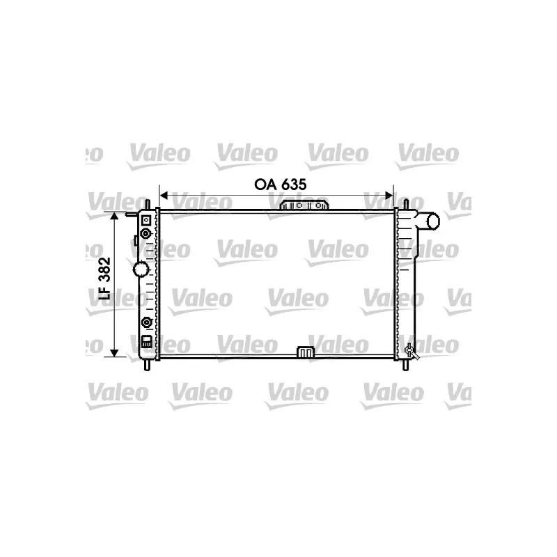 Radiateur, refroidissement du moteur VALEO 734596