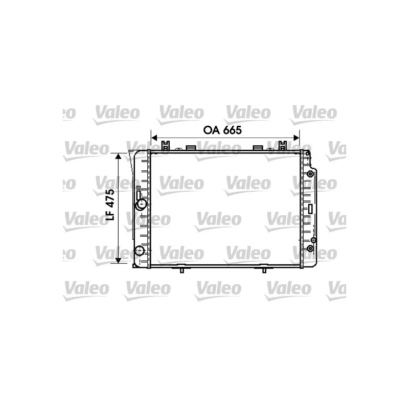 Radiateur, refroidissement du moteur VALEO 734631
