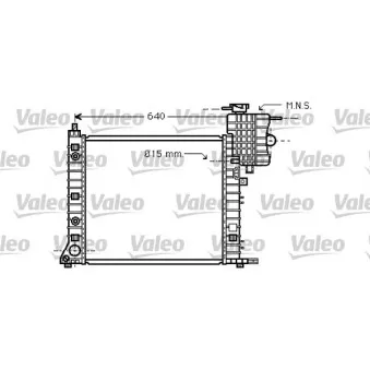 Radiateur, refroidissement du moteur VALEO 734668