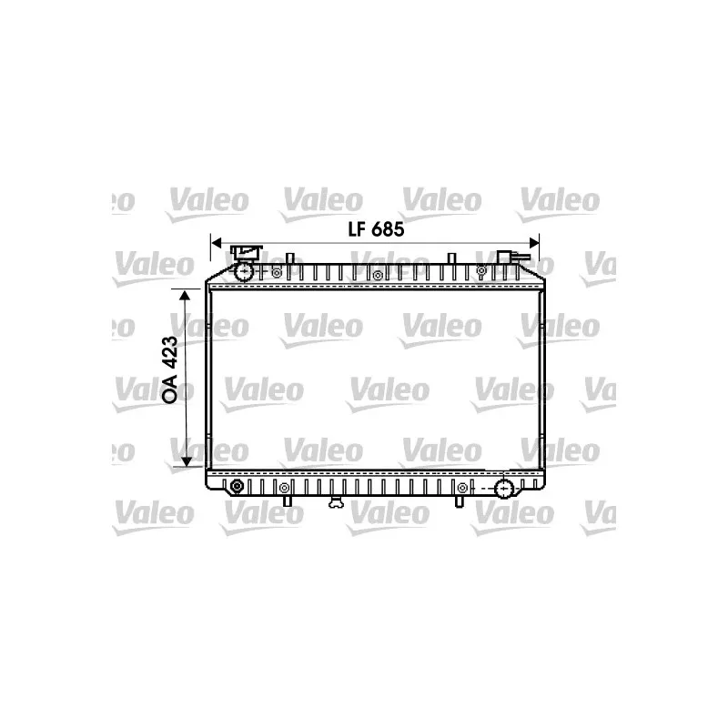 Radiateur, refroidissement du moteur VALEO 734671