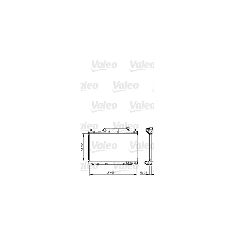 Radiateur, refroidissement du moteur VALEO 734702