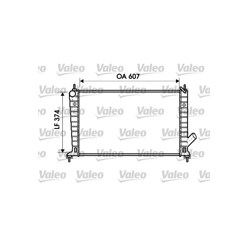 Radiateur, refroidissement du moteur VALEO 734714