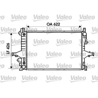 Radiateur, refroidissement du moteur VALEO 734720