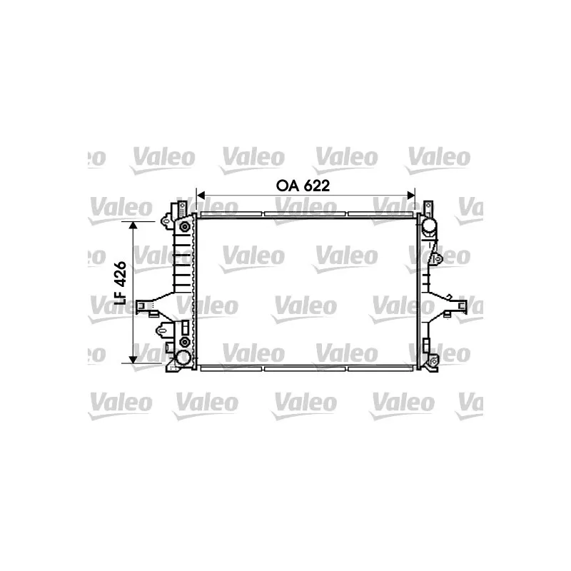 Radiateur, refroidissement du moteur VALEO 734720