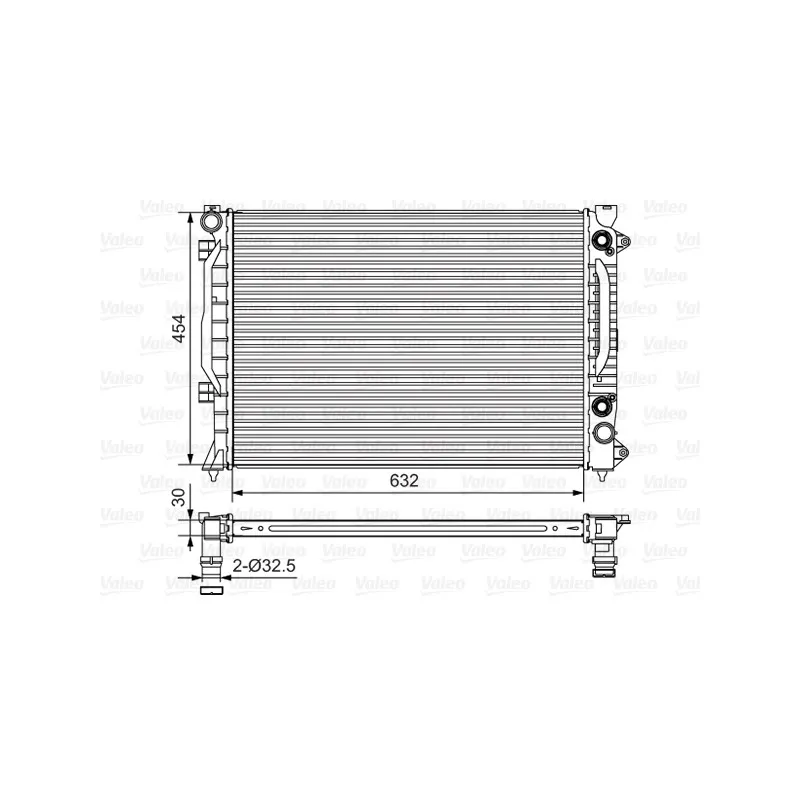 Radiateur, refroidissement du moteur VALEO 734753